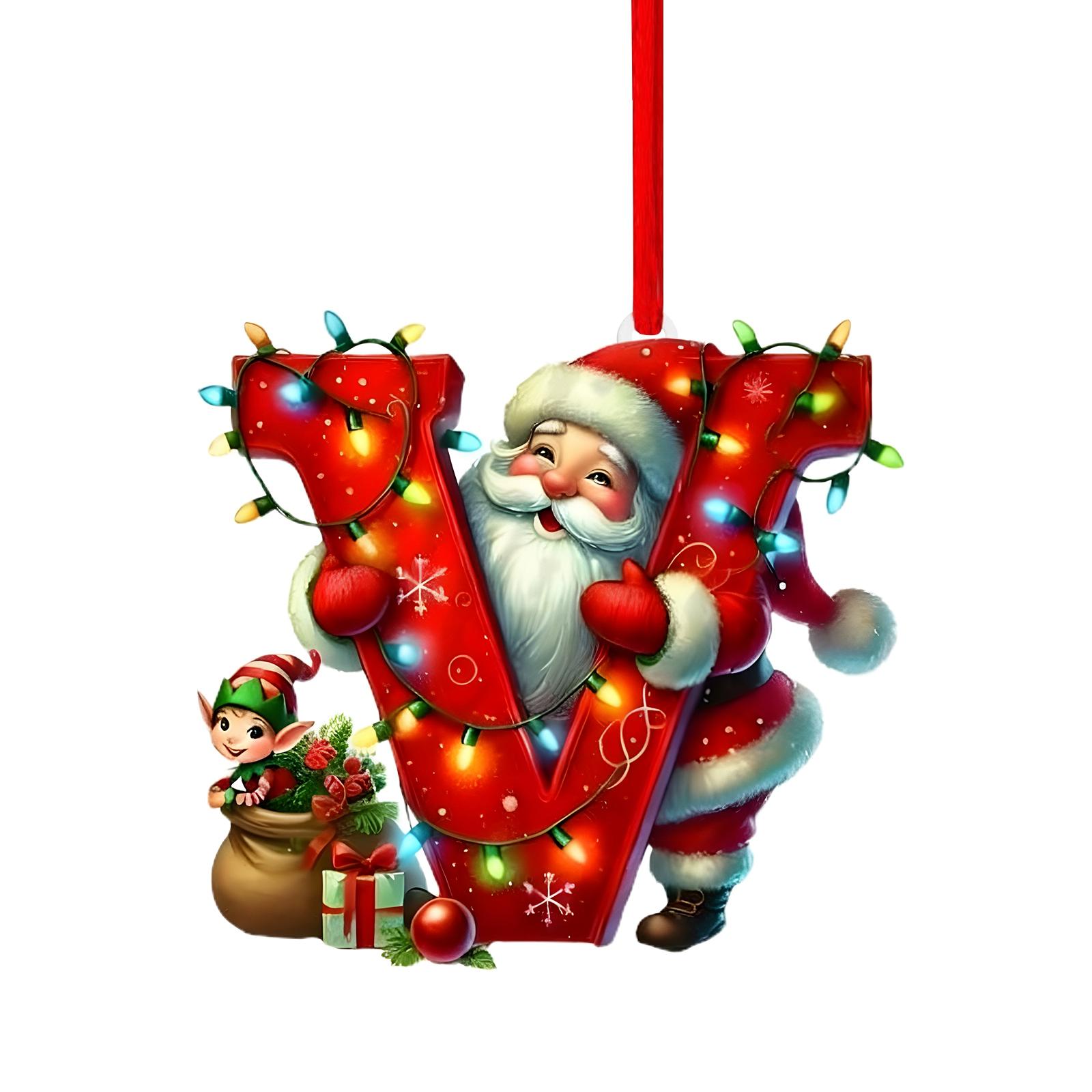 

26 букв,Рождество,Украшения,Акрил,1 One Size