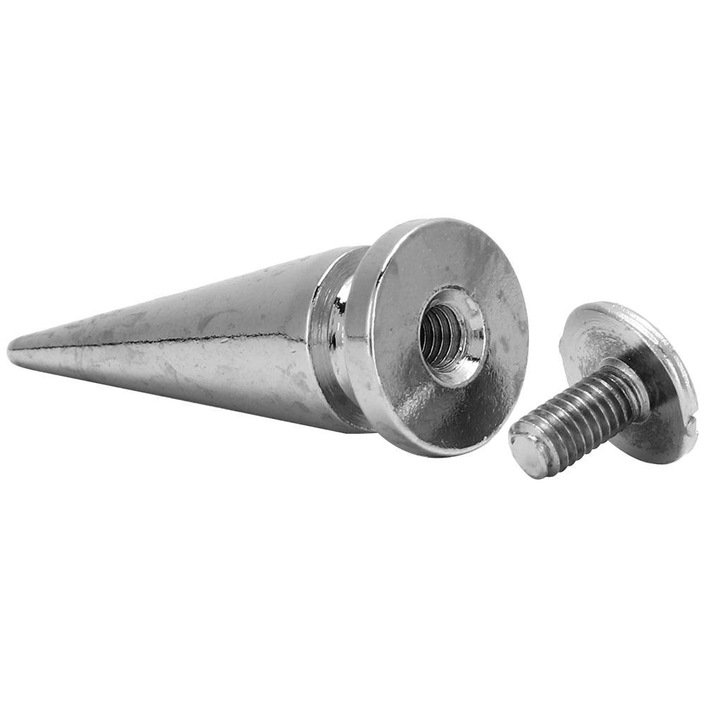 10set 10*26mm Copper Bullet Rivet Metal Stud with Screw Set for DIY Leather Craft Bag Shoe