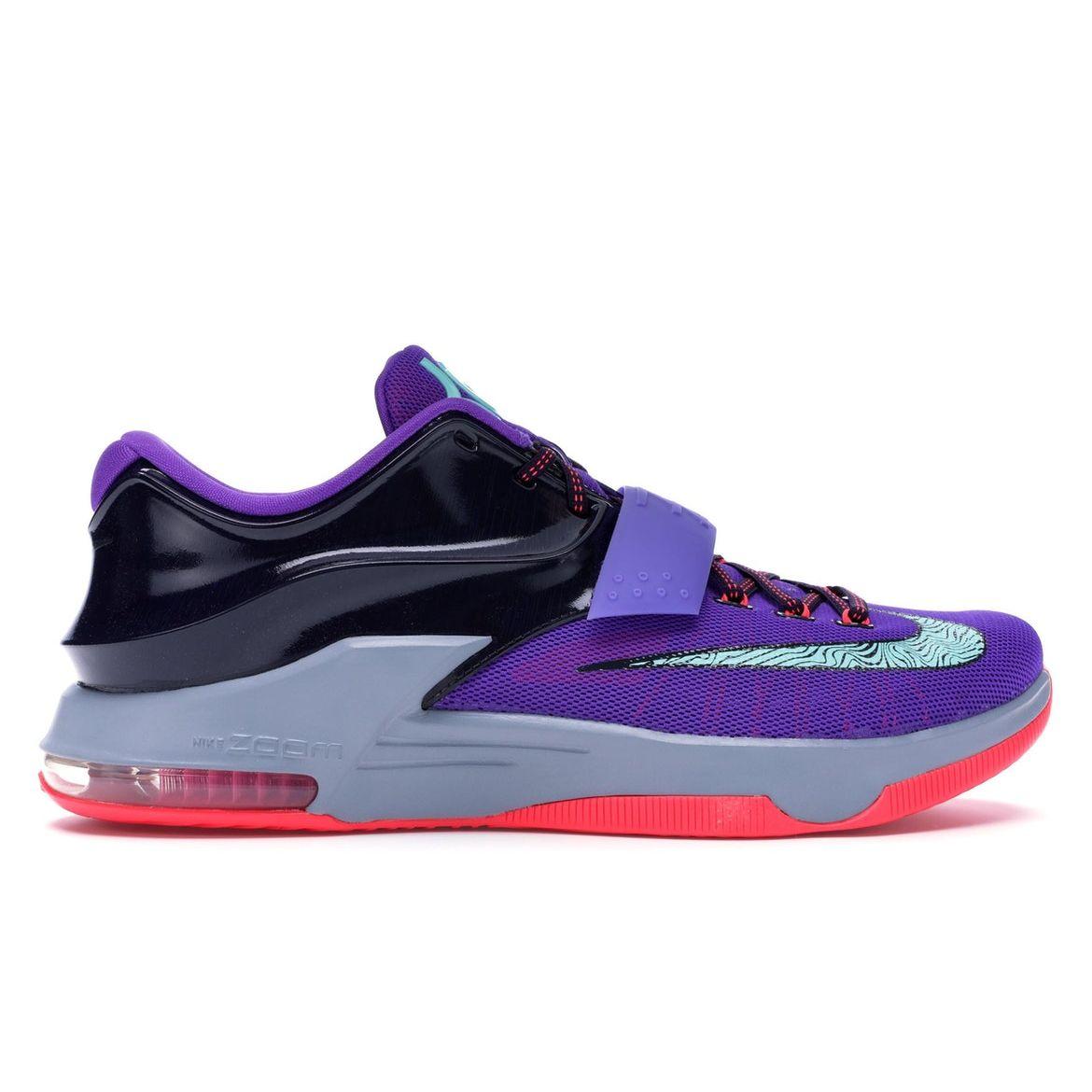 

Мужские кроссовки Nike KD 7 Lightning 534 Purple Cave-Purple Hyper-Grape-Magnet-серый-отбеленный-бирюзовый 653996-535