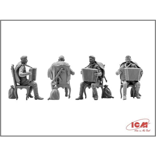 ICM 1/35 Soviet Soldiers (3 Soldiers & 1 Woman) Berlin, May 1945 Plastic Model Kit 35541