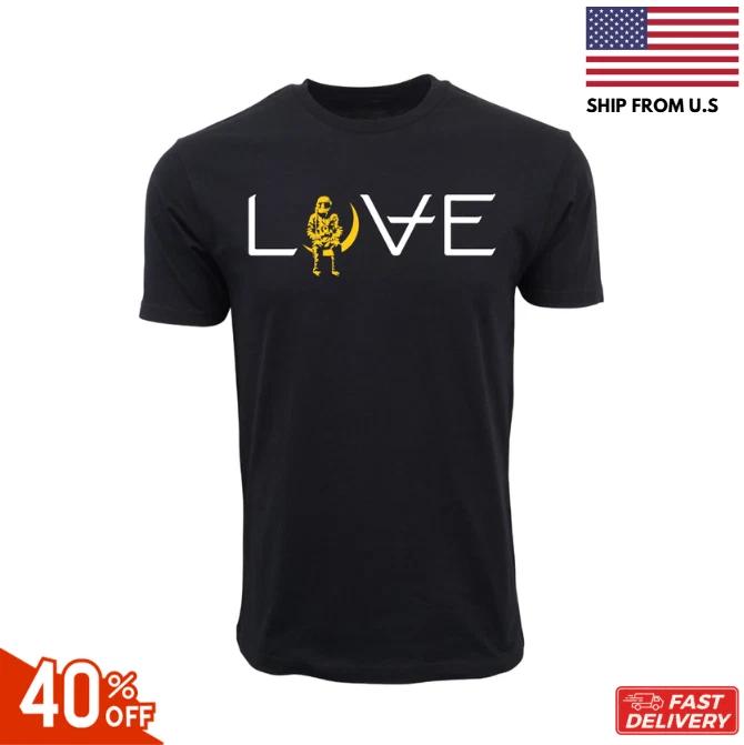 MENS ANGELS AND AIRWAVES LOVE LOGO T  Shirt REPRINT, INSPIRED FUNNY MEME HOT TREN 2XL