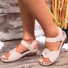 Fashion Shoes for Women 2024 Hot Sale Ankle Strap Women's Sandals Summer Rome Mixed Colors Outdoor Casual Beach Wedge Large Size Sandals