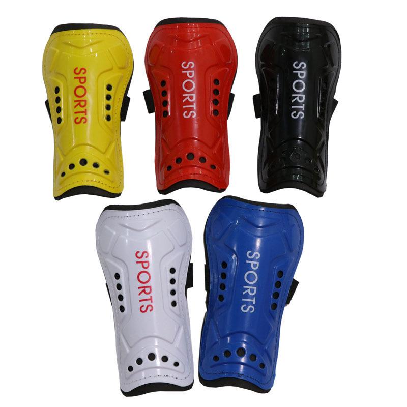 Genuine Adult Strapped Anti-Collision Football Shin Guards Sports Protective Gear