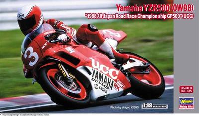 Hasegawa Yamaha YZR500 1988 All Japan Road Race Championship GP500 Plastikmodell 21734 1/12 (0W98) (UCC)