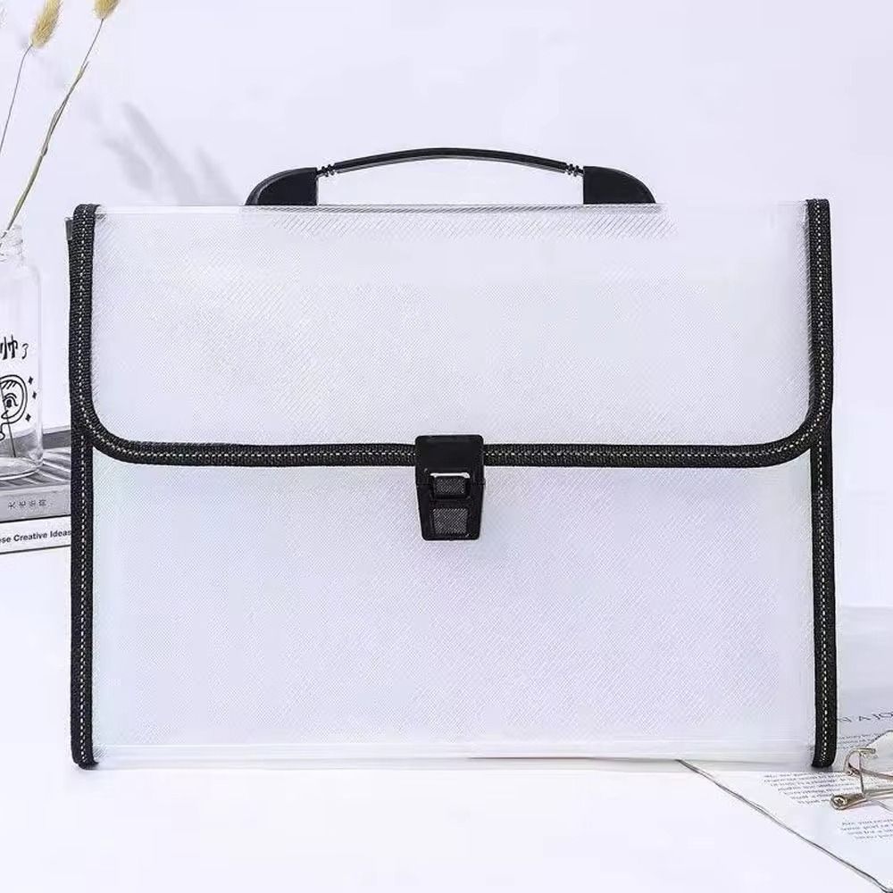 13 Pocket Handheld File Bag Dustproof Accordion File Folder  School Office Supplies