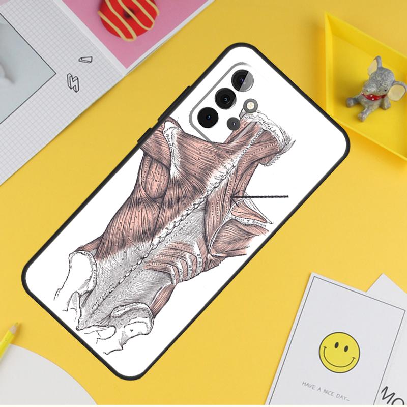 Human Anatomy Case For Samsung Galaxy A54 A34 A14 A56 A52 A53 A16 A26 A36 A55 A35 A15 A32 A12 A33 A13 A17