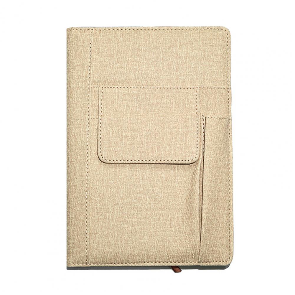 A5 Notebook Thick Writing Notebook Recycled Paper Journal Eco-friendly Notebook Lined Journal Paperbook Fabric Cover Journal