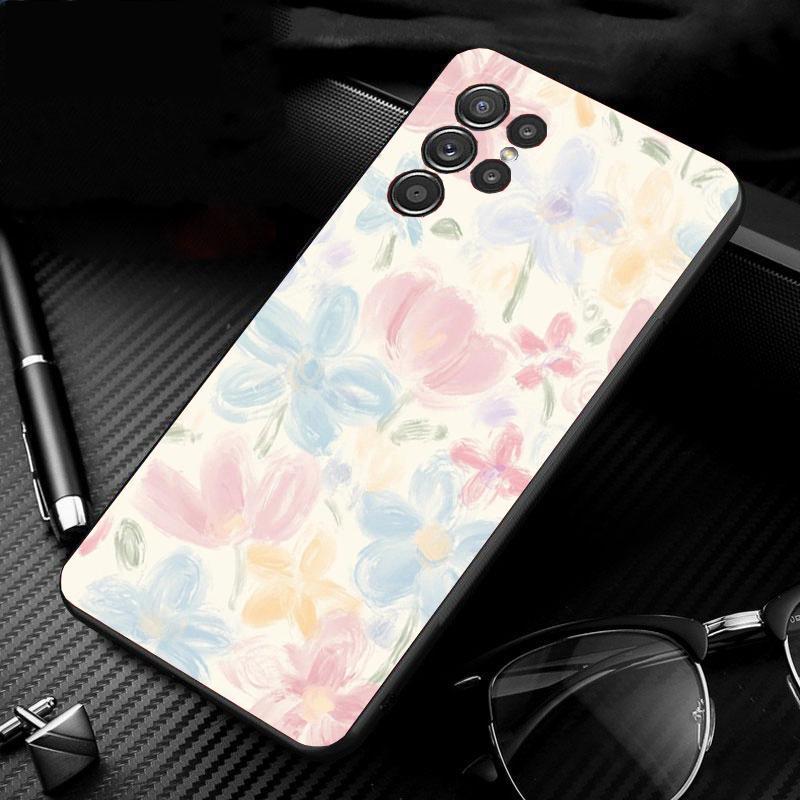 

Phone Case For Samsung Galaxy S26 S25 S24 S23 S22 Ultra S23 S22 S25 Plus S24FE S23FE S26Edge Pink Flower S24
