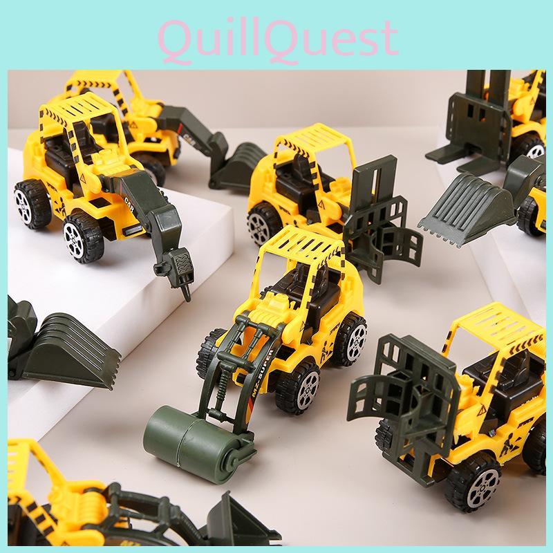 Simulation Mini Inertia Engineering Vehicle Children Toy For Early Development And Play