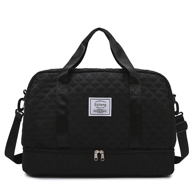 Large-capacity waterproof travel bag, business trip travel can be set, tie rod storage bag, hand luggage bag, moving and delivery bag.