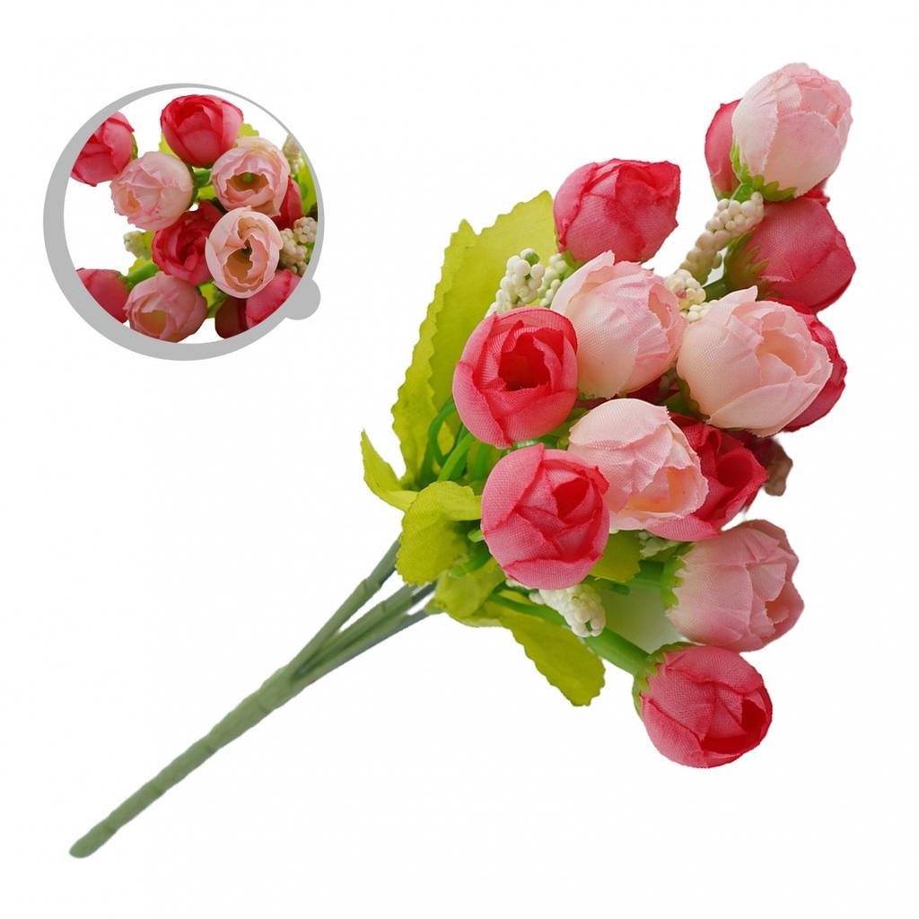 Artificial Rose Small Bud Christmas Decorations DIY