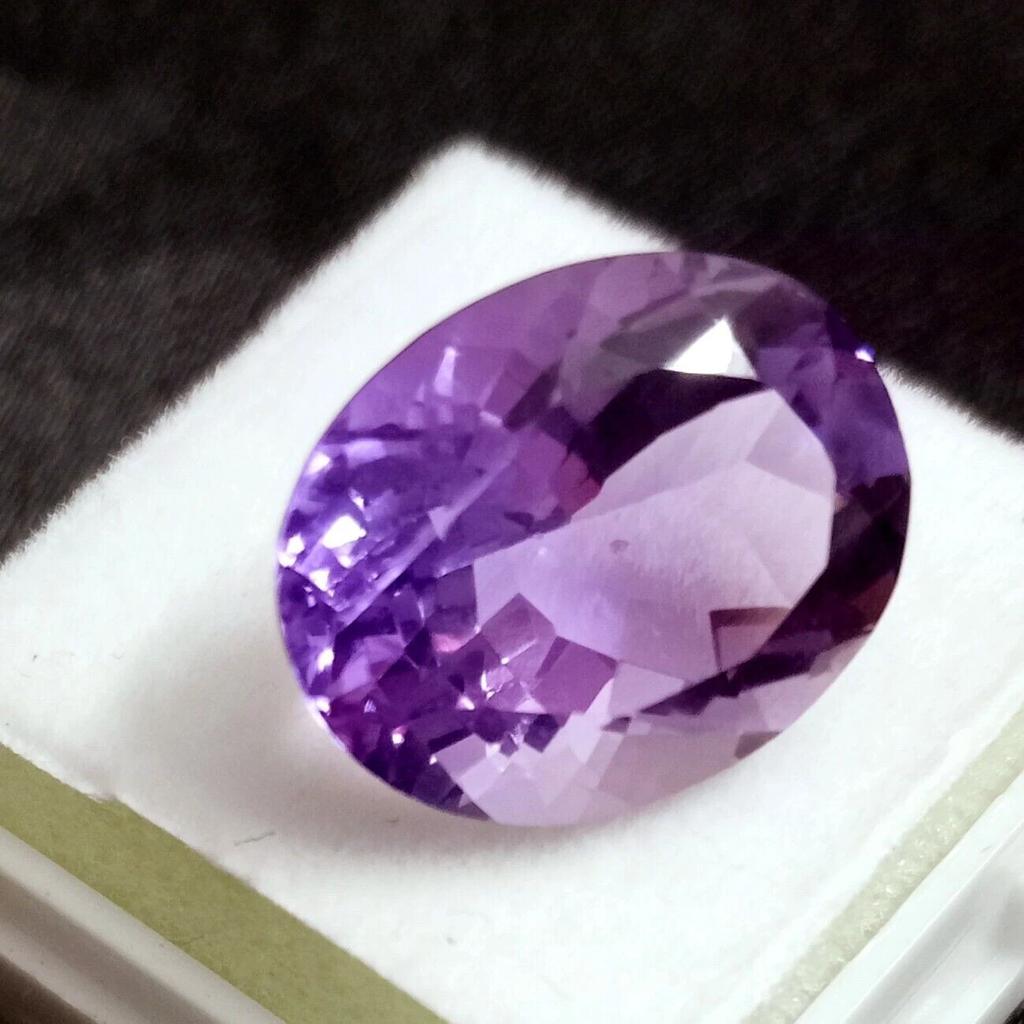 10.90 Ct Natural Amethyst Oval Cut AAA Certified Loose Gemstone