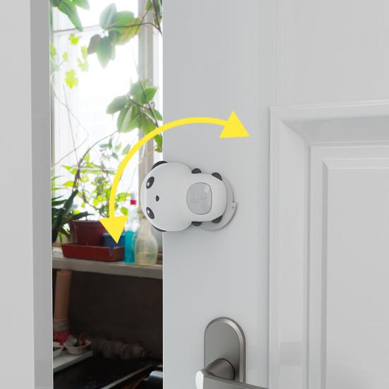 Door Stopper Safety Anti-collision Silicone Cartoon Dog Shape Anti-pinch Door Handle Bumper Daily Use