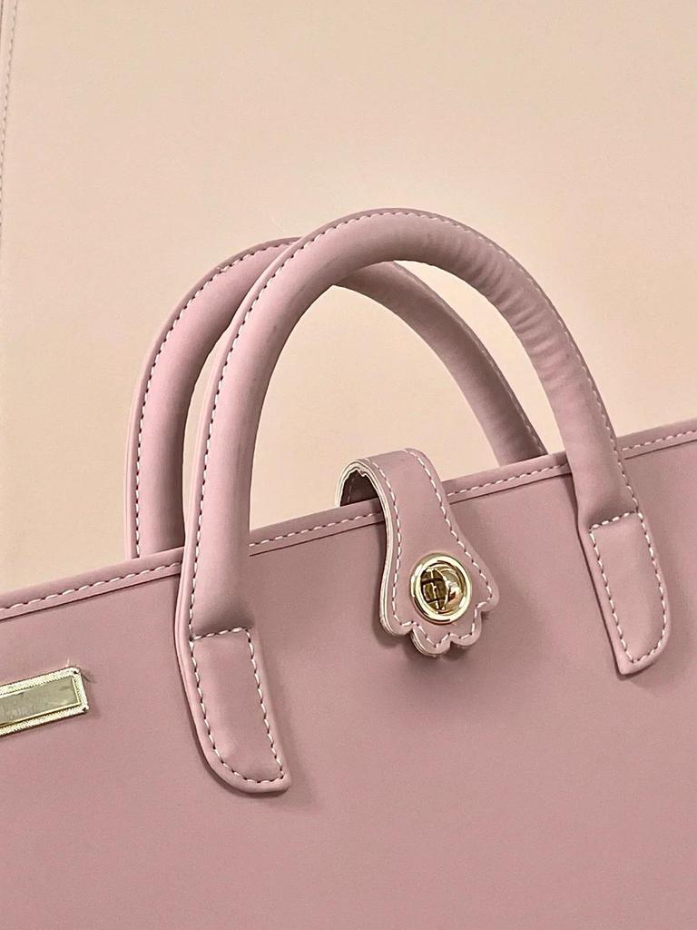 2025 Pink Laptop Protective Case & Handbag for Girls