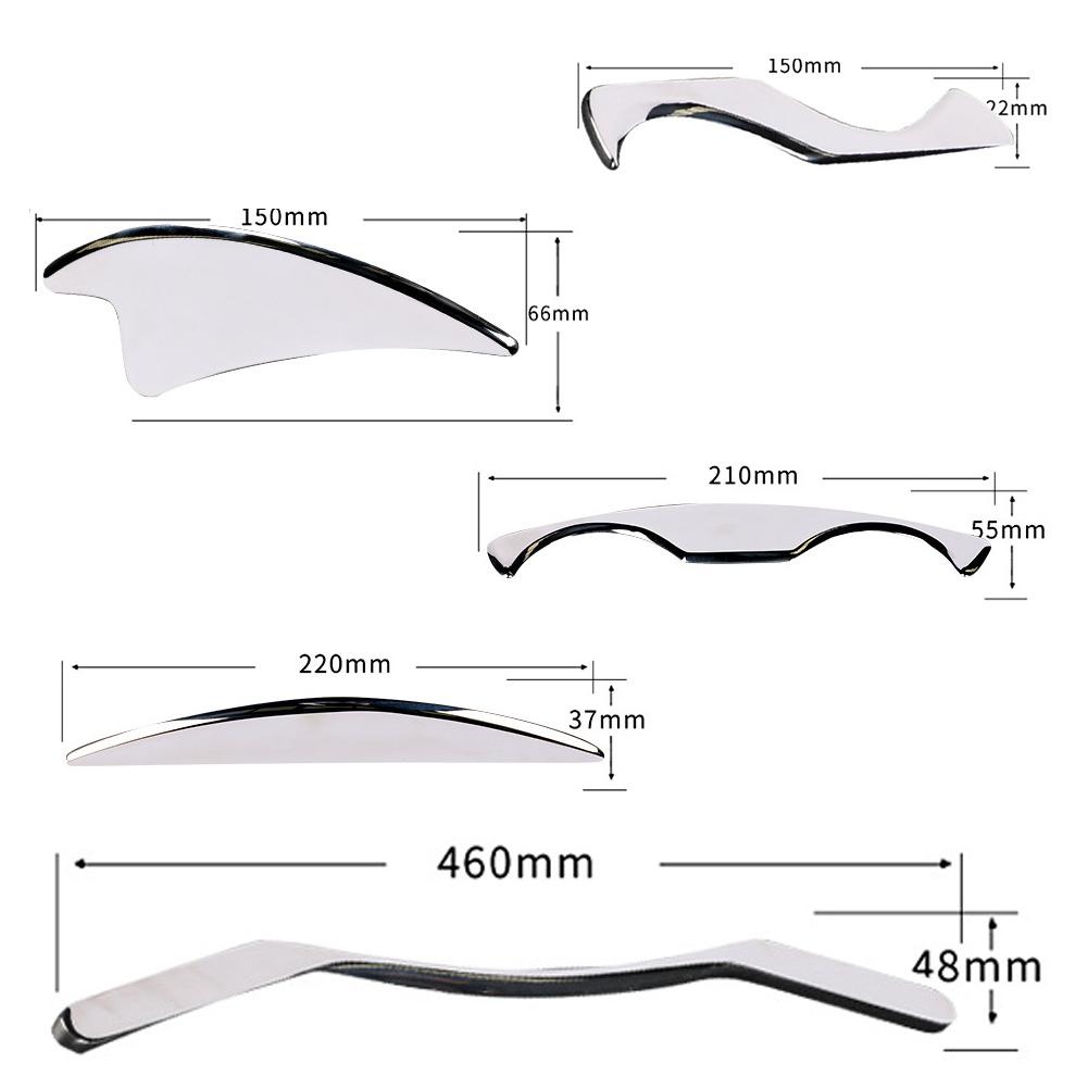 Guasha Massager Medical Grade Stainless Steel Muscle Scraper Tool Muscle Scraping Massage Tool Set For Muscle Soreness Relief