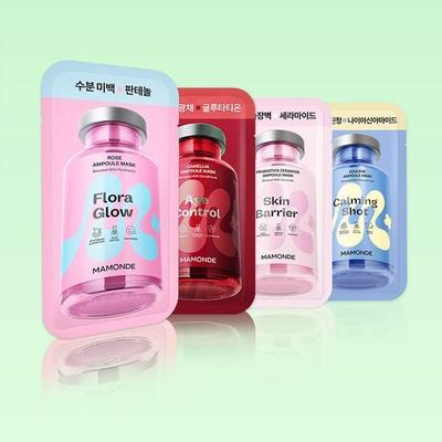 Ampoule Mask Pack 1 Sheet (4 Types)