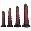 Tentacle Anal Plug Mixed Color Alien Dildo Soft Huge Butt Plug Suction Cup Anal Toys Large Particle Masturbator Vaginal Anal Dilator Sex Toys Unisex