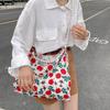 Fresh Cloth Bag Student Crossbody Bag Simple and Fashionable New Summer Shopping Bag Large Capacity Hand-carrying Shoulder Bag