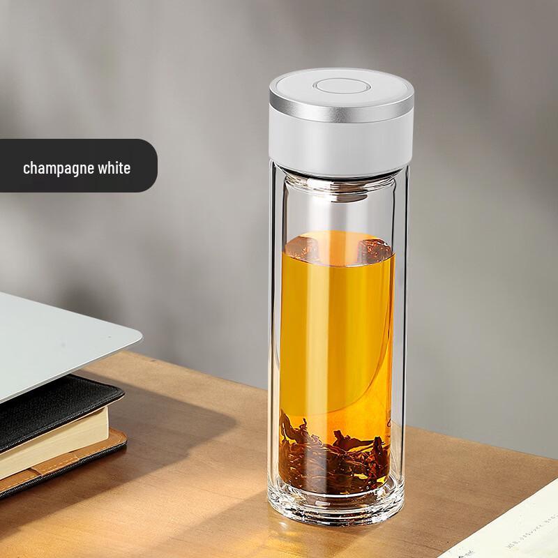 

Shangqi Double Wall Glass Tea Infuser Cup
