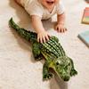 65/90CM Simulation Crocodile Plush Toys Soft Stuffed Lifelike Green Gray Brown Giant Alligator Sofa Cushion