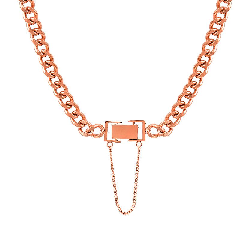 Titanium Steel Flavors Chain Following Bone Chain