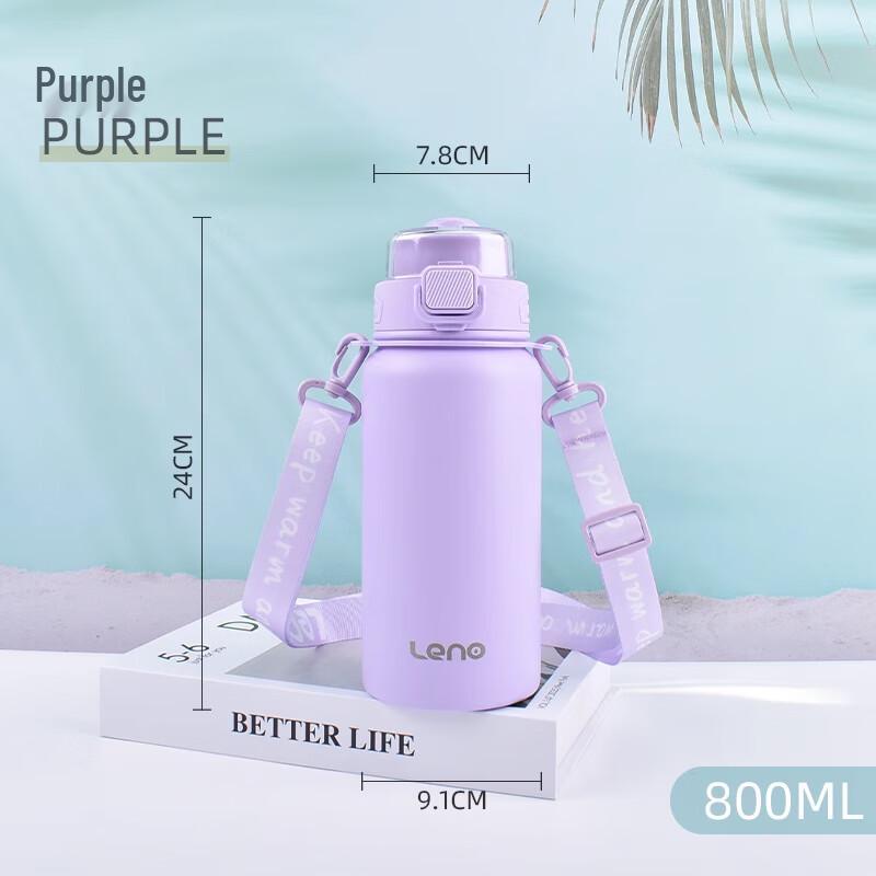 Lainuo 316 Stainless Steel Insulated Dual-Drink Water Bottle