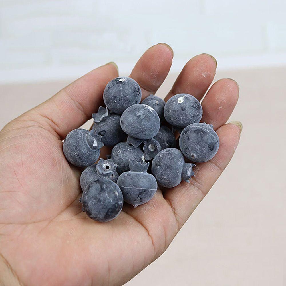 Photo  Props Simulation Blueberry Fake Fruit Simulation Fruit Artificial Blueberry Home Decoration
