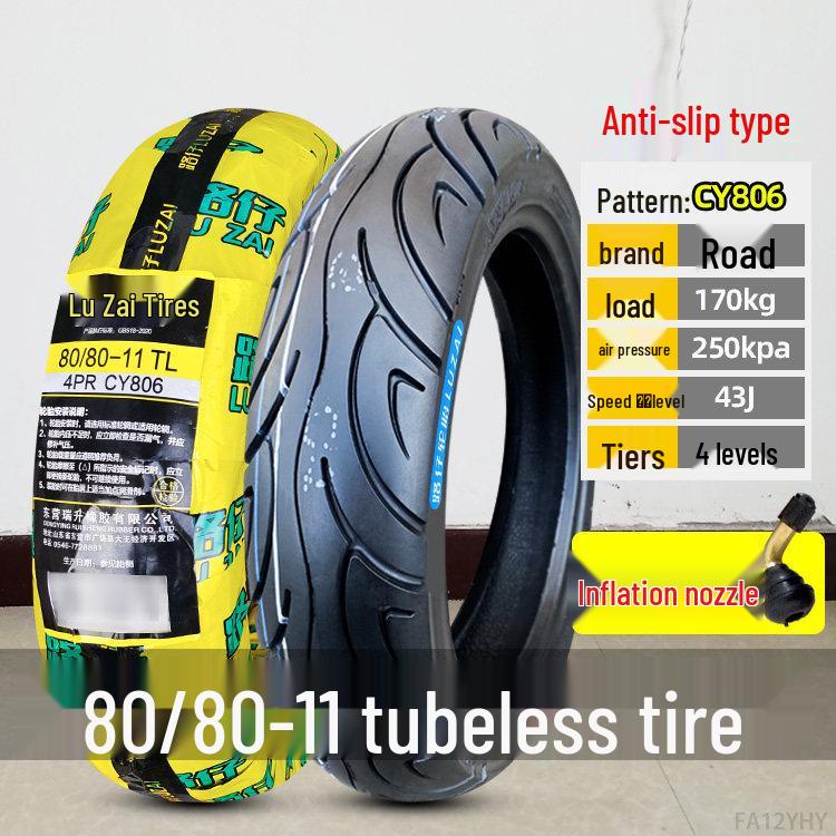 Zhengxin Electric Vehicle & Motorcycle Tire 90/80-11, 110/70-100 Vacuum Tire for Road Riding