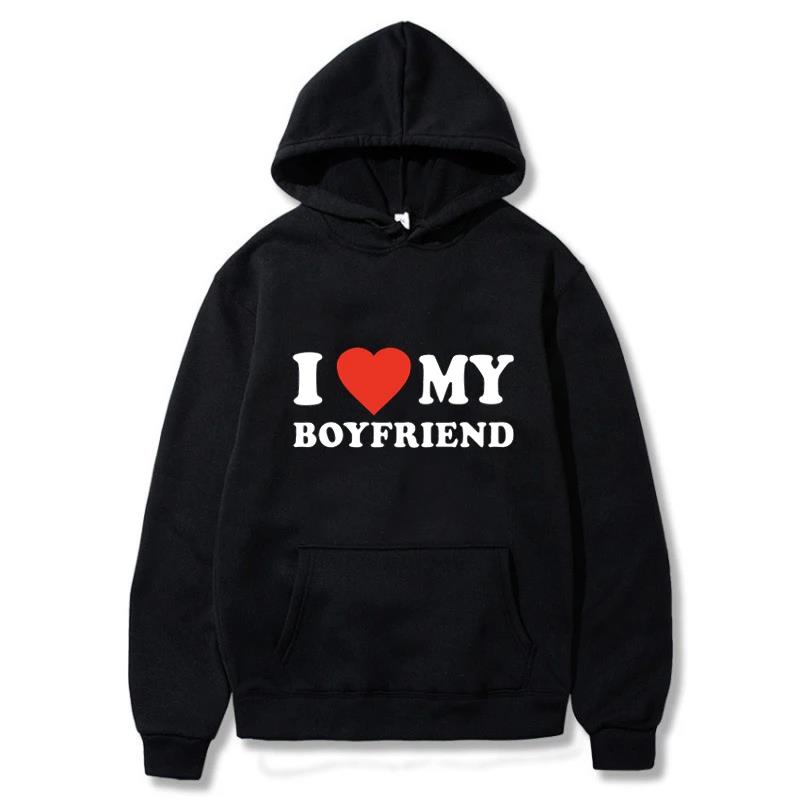 2025 I Love My  Printed Hoodie Couple Fashion Sports Shirt Harajuku Boyfriend GirlfriendCasual Top