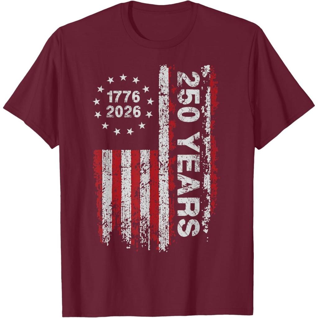 250 Years America Anniversary 250th Independence Day Freedom T-Shirt