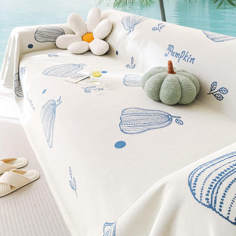 

Летнее покрывало на диван из ледяного шелка, Новое летнее прохладное покрывало на диван, Цельное покрытие, Защита от царапин кошек 180 * 130cm single pack