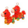 2026 Year of The Horse Plush Doll Decoration Lucky Red Horse Mascot for New Year Wealth And Happiness Symbol Decor Gift for Spring Festival