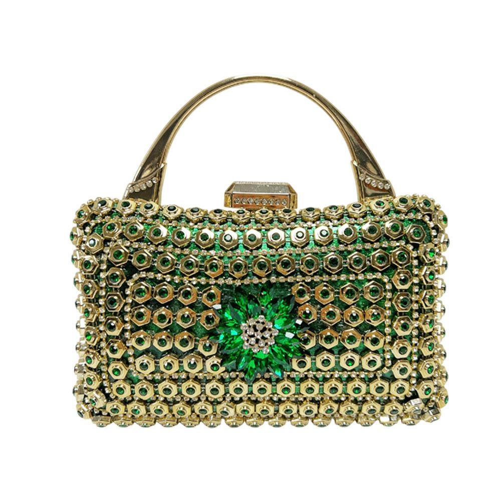 Hochwertige Abendtasche, Luxuriöse Bankett-Abendtasche, Handtasche mit Kettenriemen zum Mitnehmen.