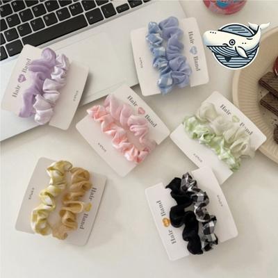 Vintage Check Pattern Hairband Styling Hair Tie