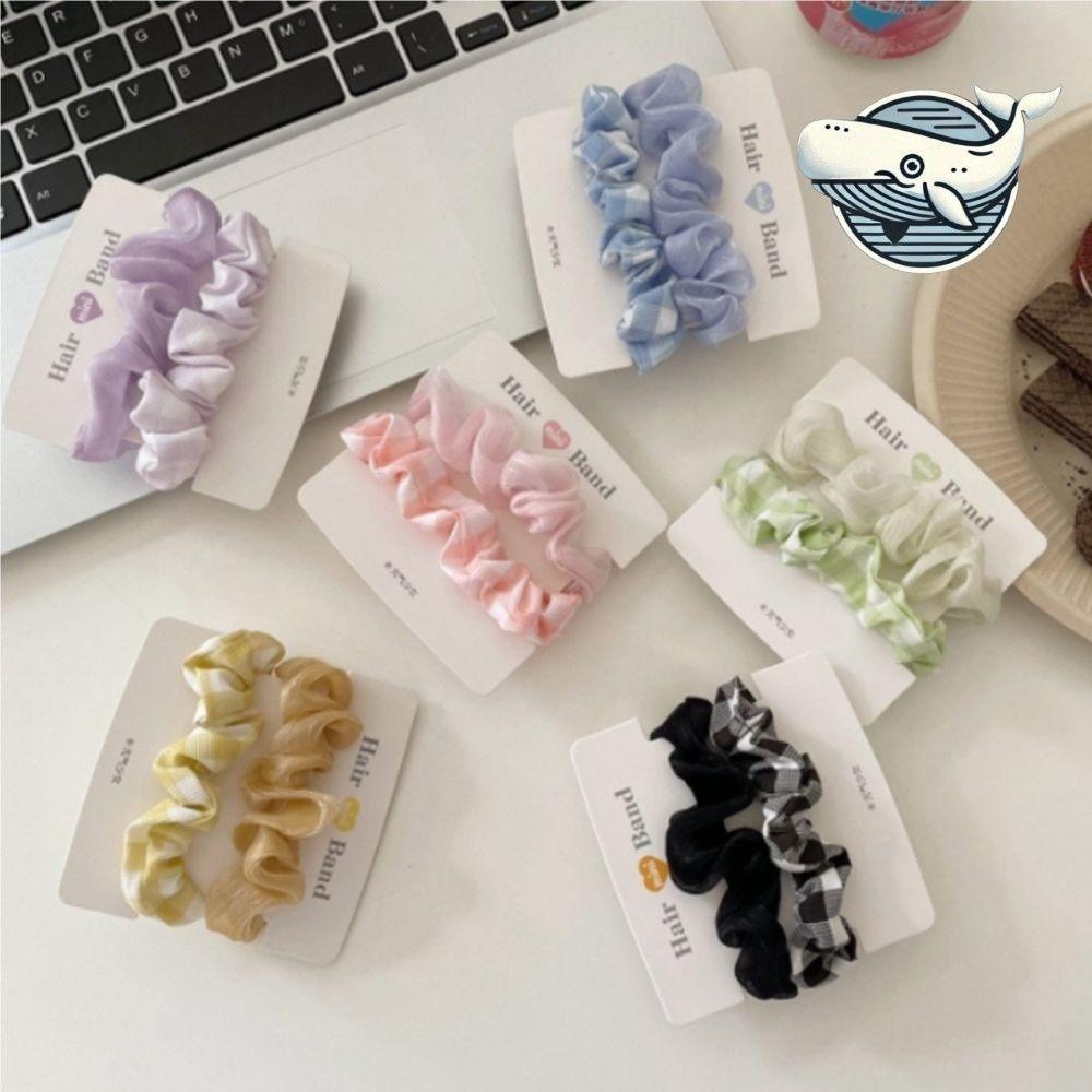 

Винтажный клетчатый ободок для волос, стильная резинка для волос black