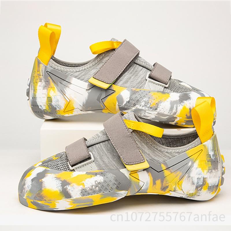 Professional Adult Indoor Outdoor Rock-Climbing Training Shoe Beginners Bouldering Training Sneaker Non-slip Soft Comfortable