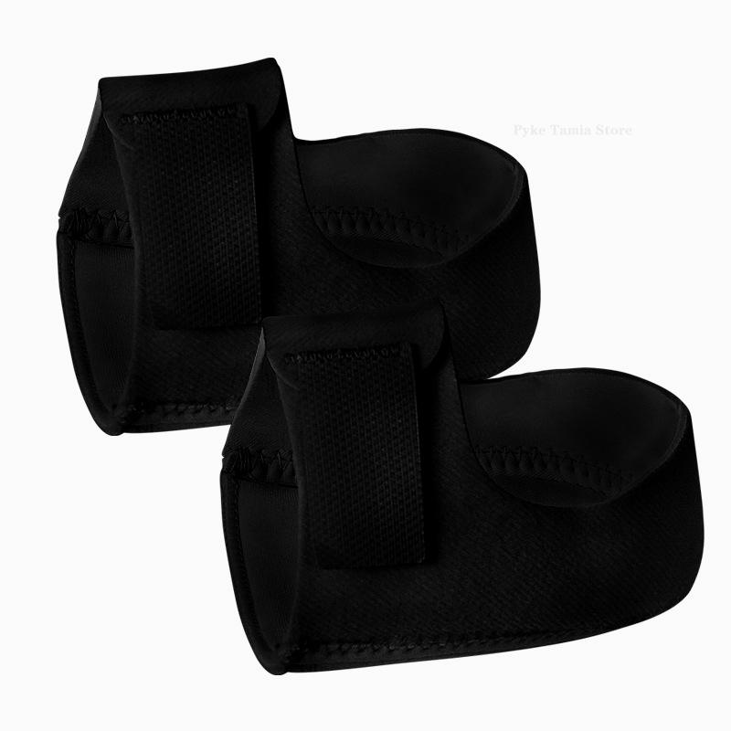 

2pcs Silicone Heel Pads Feet Care Socks Gel Heel Covers Shock Absorption Relieving Leg Pressure Prevent Slipping Insoles Inserts S ( EU35-40 ) чорний