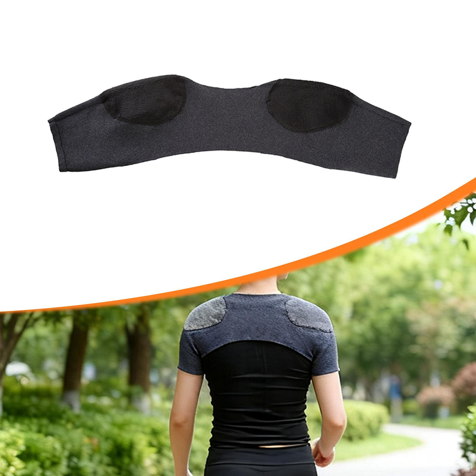 

Double Shoulder for Indoor Outdoor Lifting Office Home Black Grey S