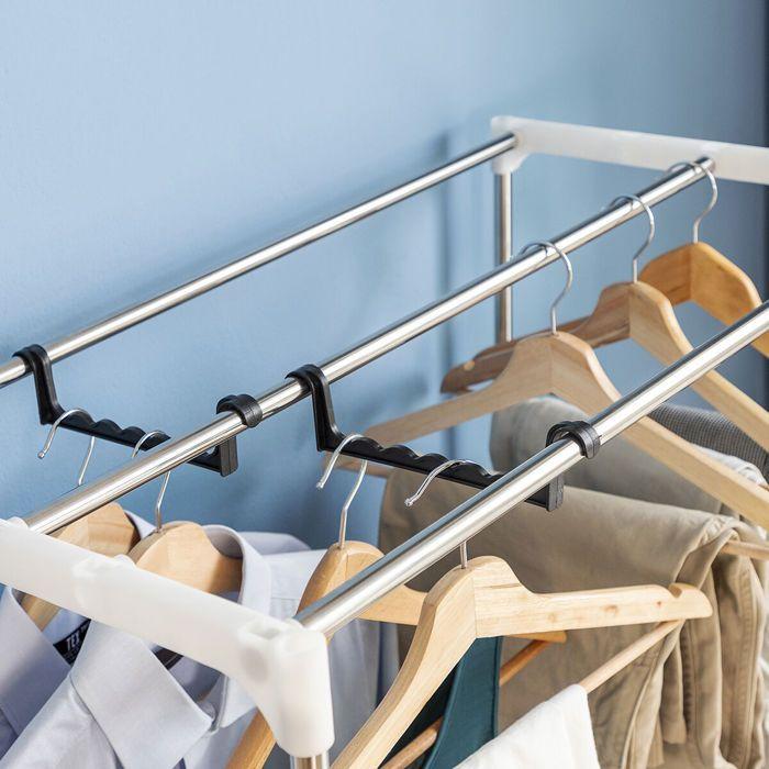 Heated Wardrobe - Portable Electric Clothes Dryer - Heated Drying Rack - 1200 W - Removable Cover - Silent