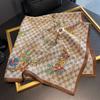 1116 Summer a Variety of Hot-selling Classic Versatile Polka Dot Floral Printing Silk Scarf Thin Sunscreen Silk Cotton Square Scarf