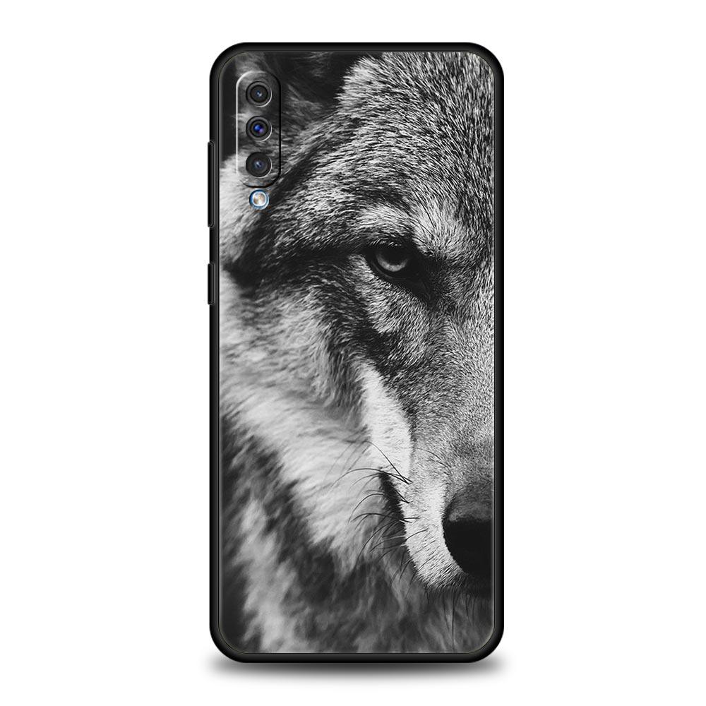 The Wolf Phone Case For Samsung A54 A52 A24 A14 A50 A72 A70 A10 A30 A40 A20S A20E A02S A12 A22 A34 A42 A32 5G A04s Cover
