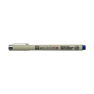 Pen - Sakura - Pigma Micron Pen 05 - Royal Blue - 0.45 Mm - Indelible - Fine