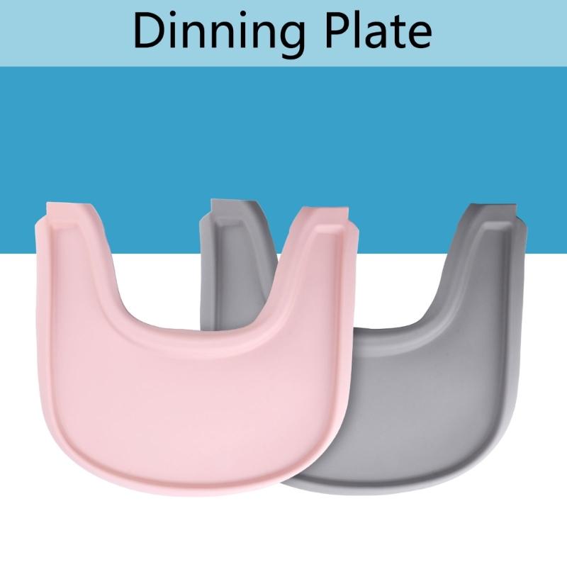 Non Slip High Chair Tray Silicone Mat Hassle Free Feeding Solution Protective Cushion Pad Solid for Stokke High Chairs