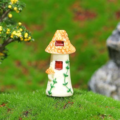 Figurines de maison, aménagement paysager miniature, décoration d'intérieur, ornements de jardin miniatures de conte de fées