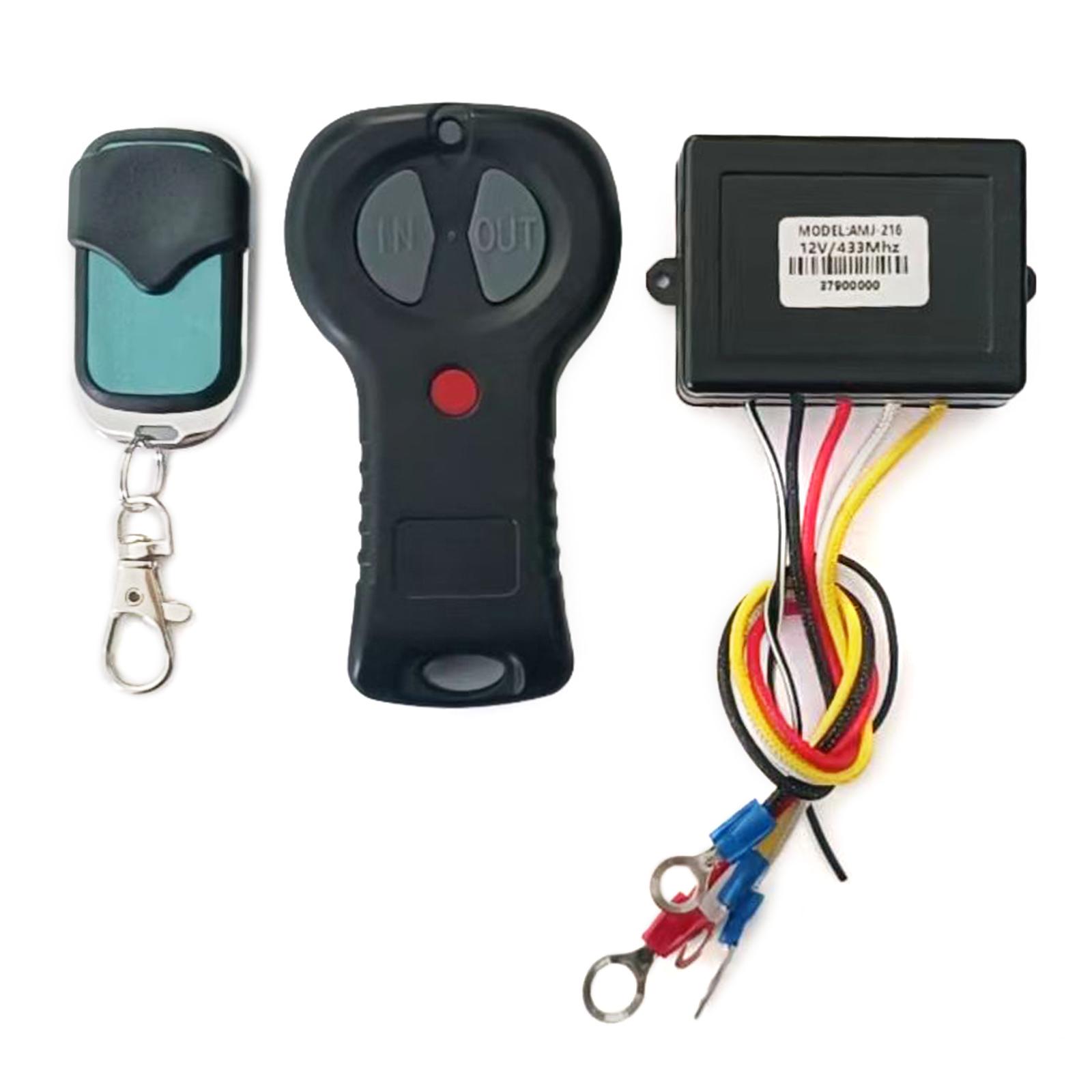 

Комплект дистанционного управления DC 12 В 433 МГц беспроводная лебедка для восстановления водонепроницаемый пульт управления для автомобиля Jeep ATV SUV Car