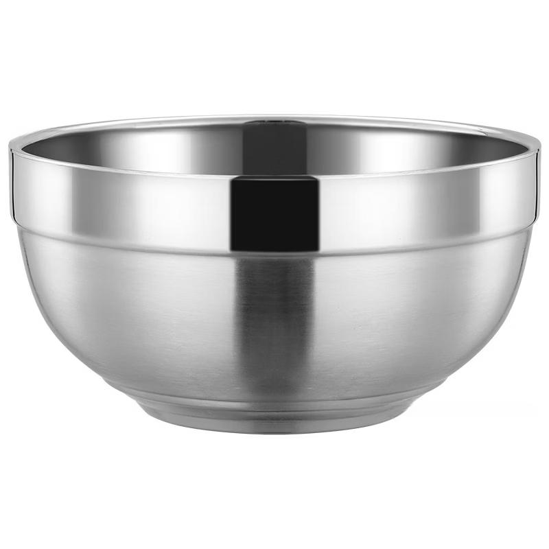 ZISIZ Double-Layer Insulated Stainless Steel Bowl