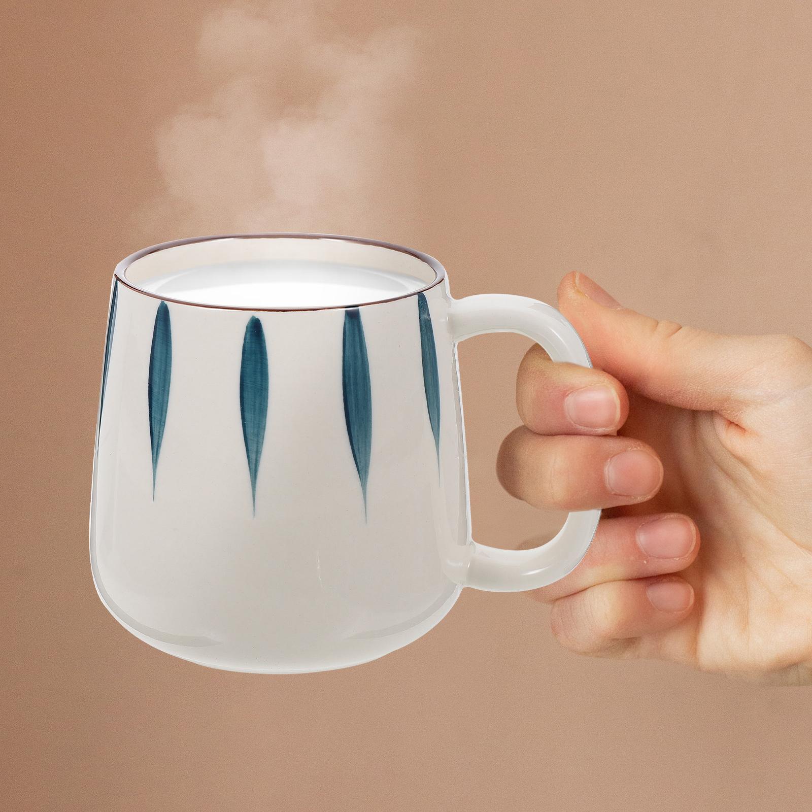 Hand Painted Ceramic Coffee Cup Milk Drinking Mug Children Breakfast Holder Afternoon Tea Cup Coffee Mug Breakfast Holder other
