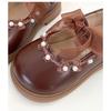 Spring and Autumn New Style Trend Bow Versatile Girls Comfortable Soft-soled Leather Shoes