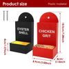 2Pcs Hen Feeder Automatic Feeders for Chickens Pigeon Duck Goose Chicken Accesaries Outdoor Farm Animal Poultry Feeding Supplies