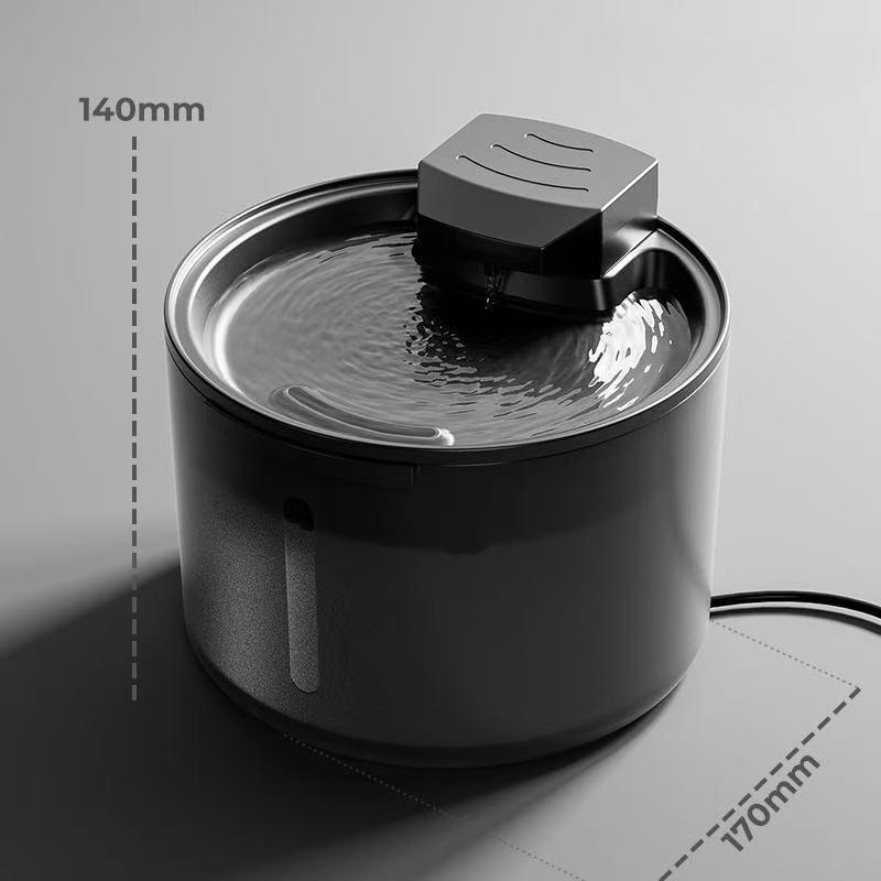 2.3L Automatic Pet Water Fountain USB Powered Ultra Silent Circulating Cat Dog Drinking Dispenser